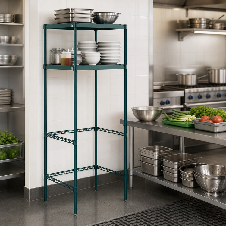 Product image #3 for Metro Super Erecta Pro 24-Inch x 24-Inch Housing Unit with 2 Overhead Shelves