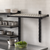 Thumbnail image #3 for Cambro Camshelving Elevation Wall-Mounted Add-On Shelf Kit, 21 x 36 Inches, Vented Shelf, Brushed Graphite