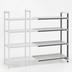 Thumbnail image #3 for Cambro Camshelving Elements XTRA 4-Tier Solid Stationary Add-On Polymer Shelving Unit, 18