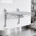 Thumbnail image #3 for Quantum Cantilever Wall-Mount Wire Shelving Unit with Single Shelf, 42 x 14 Inches, Chrome Plated