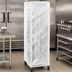 Thumbnail image #3 for Panco Full-Height White Vinyl Rack Cover with Clear Window and Dual Zippers, 24 x 30 x 61.5 Inches