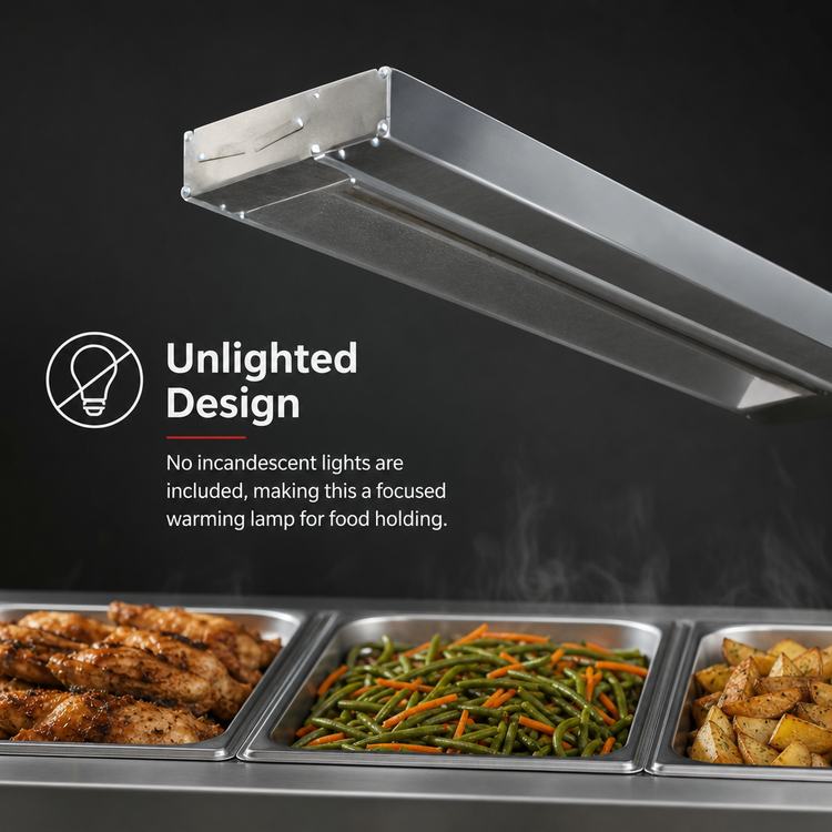 Product image #3 for Eagle RedHots 60-Inch Single High-Watt Unlighted Strip Heat Lamp, 120V