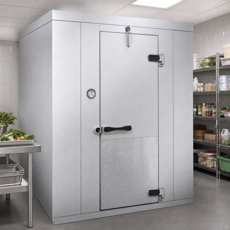 Product image #3 for Kold-Front Indoor Walk-In Freezer with Remote Refrigeration and Floor, Nominal 6' x 12' x 8'6.25"