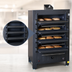 Thumbnail image #4 for Peerless 2324M 4-Deck Gas Mexican Oven with 33 x 22 Inch Steel Deck Interiors