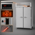 Thumbnail image #3 for Turbo Air PRO Series PRO-50H Reach-In Two-Section Heated Holding Cabinet with Solid Doors, 47.7 Cu. Ft.