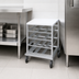 Thumbnail image #3 for Advance Tabco Low-Profile Mobile Poly-Top Aluminum Can Rack for #5 and #10 Cans, 54 #10 or 72 #5 Capacity