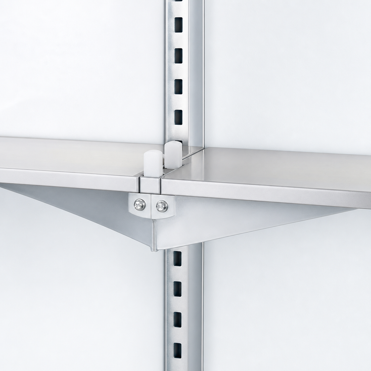 Product image #3 for Eagle Group 18-Inch Double Knob Aluminum Shelf Bracket for Cantilevered Shelving Systems