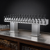 Thumbnail image #3 for Perlick 20-Faucet Extra High Countertop Glycol-Cooled Bridge Tee Draft Beer Tower, Polished Chrome
