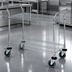 Thumbnail image #3 for Conductive Two-Shelf Wire Utility Bus Cart, 48 x 18 Inch, Chrome Plated Finish