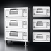 Thumbnail image #3 for Lang Marine Triple-Deck Electric Bake Oven with 6-Inch Bolt-Down Legs