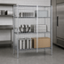 Thumbnail image #3 for Metro Super Erecta Stationary Chrome Plated Wire Security Cage Shelving Unit