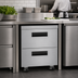 Thumbnail image #3 for Hoshizaki Steelheart 27-Inch One-Section Low Profile Undercounter Refrigerator with Two Drawers
