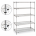 Thumbnail image #3 for Metro Super Erecta Super Adjustable Chrome Plated 5-Shelf Wire Starter Shelving Unit, 36W x 21D x 74H