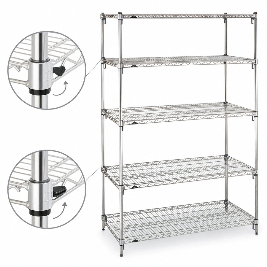 Super Adjustable Shelf Positioning