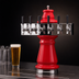 Thumbnail image #3 for Glastender Vienna 5-Faucet Single-Column Countertop Draft Dispensing Tower, Ceramic, Mirror Finish, Glycol Cooled