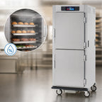Thumbnail image #3 for Metro C5 C599-SDS-U Controlled Humidity Heated Holding & Proofing Cabinet, Full-Height Mobile, Stainless Steel Dutch Doors, 17 Sheet Pan Capacity