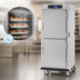 Thumbnail image #3 for Metro C5 9 Series Full-Height Mobile Controlled Humidity Heated Holding and Proofing Cabinet with Solid Dutch Doors and Universal Wire Slides