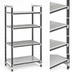 Thumbnail image #3 for Cambro Camshelving Elements XTRA Polymer Shelving Starter Unit, 21 x 42 x 64 Inches, 4-Tier, 3 Vented + 1 Solid, Speckled Gray