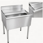 Thumbnail image #3 for Eagle Group 1800 Series B36IC-18 36-Inch Underbar Ice Chest, 20-Inch Deep, 8-Inch Insulated Bin, 59 lb Capacity