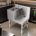 Thumbnail image #3 for John Boos Slim-Line Freestanding Underbar Blender Station with Dump Sink, 24 x 18 Inches
