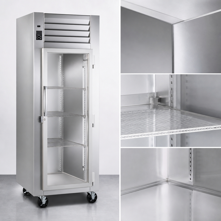 Product image #3 for Traulsen Spec-Line 1-Section Reach-In Heated Holding Cabinet with Full-Height Glass Door, Standard Depth