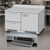 Thumbnail image #4 for Turbo Air PRO Series 48-Inch Two-Section Front Breathing Worktop Refrigerator with 1 Solid Door and 2 Drawers