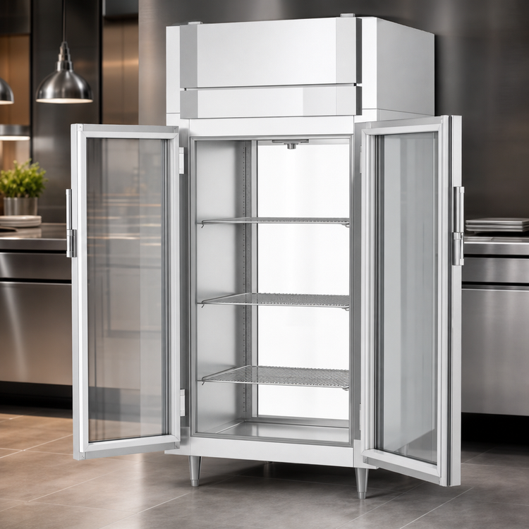 Product image #3 for Victory UltraSpec 26.2 Cu. Ft. One-Section Extra Wide Pass-Thru Glass Door Warming Cabinet