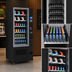 Thumbnail image #3 for KoolMore Refrigerated Snack and Drink Vending Machine with 36 Slots and Bill Acceptor, Black