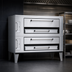 Thumbnail image #3 for Marsal SD-1060 Stacked Double Deck Gas Pizza Oven with 36 x 60 Brick Baking Chambers