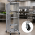 Thumbnail image #3 for Panco Mobile Full-Height Aluminum Utility Rack with 12 Slides for 18 x 26 Pans