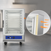 Thumbnail image #4 for CookRite Insulated Heated Holding Cabinet, 25-Inch Wide, 9-Pan Capacity, Tempered Glass Door, Stainless Steel, 120V
