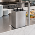 Thumbnail image #3 for Atlas Metal Heated Drop-In Oval Platter Dispenser with Enclosed Frame, Stainless Steel