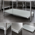 Thumbnail image #3 for Advance Tabco 18-Gauge Stainless Steel Undershelf for 48 x 30 Inch Work Tables