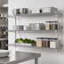 Thumbnail image #3 for Eagle Group QuadTruss 3-Tier Wall-Mounted Piggyback Wire Shelf Kit, 60 x 18 Inch, Chrome