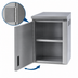 Thumbnail image #3 for Advance Tabco Wall-Mounted Stainless Steel Chemical Storage Cabinet with Left-Hinged Door, 24 x 15 x 32.5 Inches