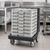 Thumbnail image #4 for Cambro Camdolly® Dish Rack Dolly with Handle and Big Rear Wheels, Black, 350 lb Capacity