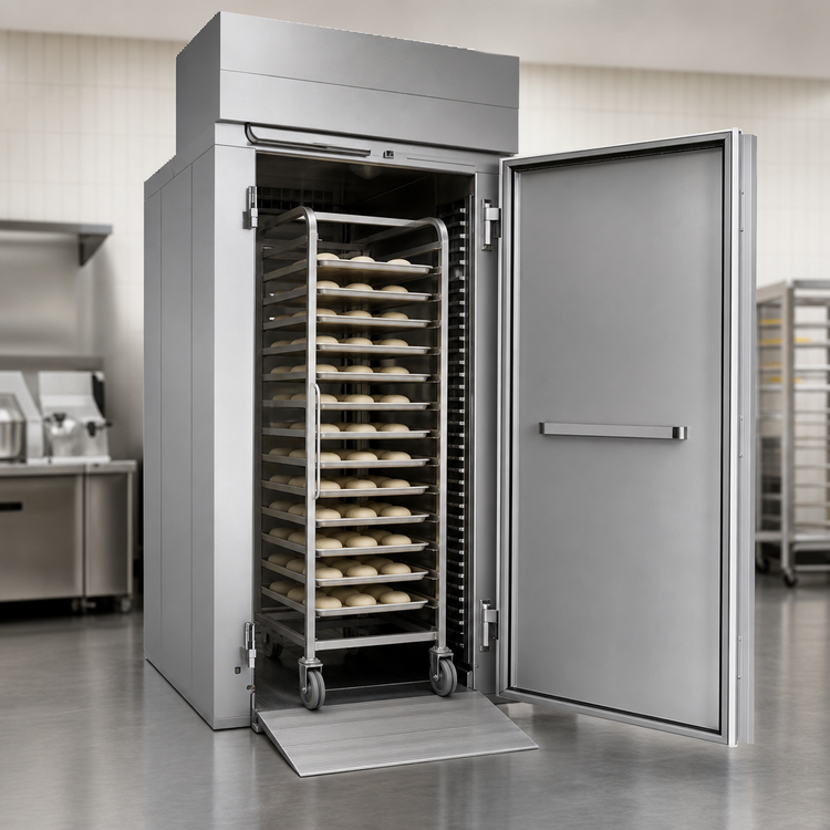 Product image #3 for Baxter 35.5-Inch Wide Roll-In Electric Proofer Cabinet, Single Rack, Stainless Steel, with Floor