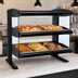 Thumbnail image #3 for Hatco HXMH-30D Horizontal Heated Merchandiser Warmer, 30-Inch Countertop, Dual Shelf
