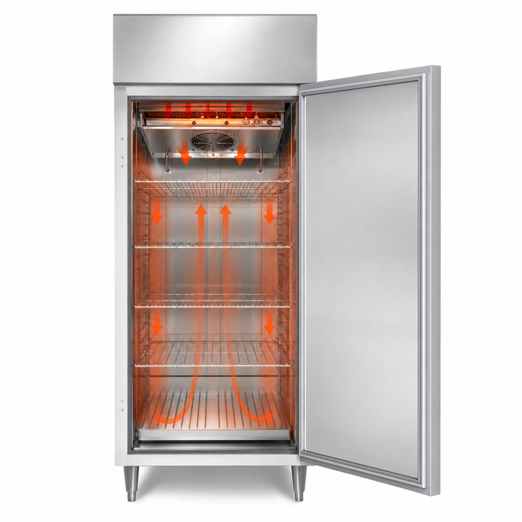 Product image #3 for Continental Refrigerator Designer Line DL1WE-SS One-Section Extra-Wide Reach-In Heated Holding Cabinet
