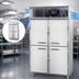 Thumbnail image #3 for Continental Refrigerator Designer Line D2FESNSAHD Wide Two-Section Reach-in Freezer with Half-Height Doors