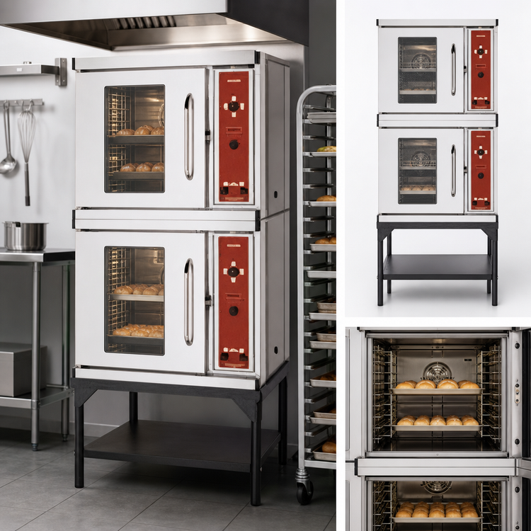 Product image #3 for Blodgett Premium Series CTBR DBL Double-Deck Half-Size Electric Convection Oven