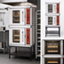 Thumbnail image #3 for Blodgett Premium Series CTBR DBL Double-Deck Half-Size Electric Convection Oven