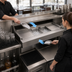 Thumbnail image #4 for Eagle Group Underbar Pass-Thru Stainless Steel Ice Chest, 36 x 24 x 8 Inches