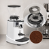 Thumbnail image #3 for UNIC Ceado E37J On-Demand Espresso Coffee Grinder with 64mm Flat Burrs, White