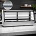 Thumbnail image #4 for Migali Competitor Series® 60-Inch Full-Service Countertop Refrigerated Display Case with Curved Glass and Sliding Doors