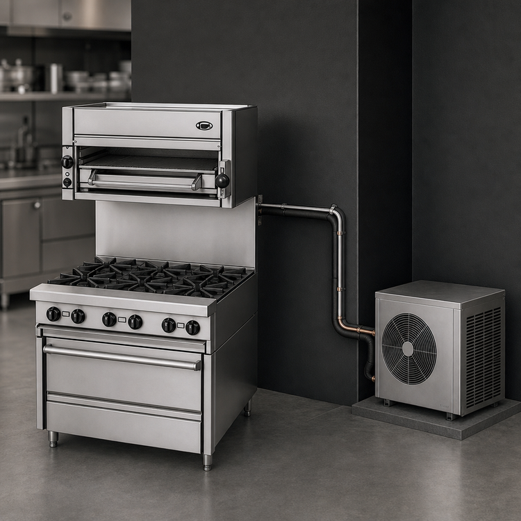Product image #3 for Jade Bistro Fire & Ice 36-Inch Low-Height Remote Refrigerated Base with 2 Drawers