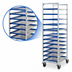 Thumbnail image #3 for New Age Mobile Full-Height Aluminum Bun Pan Rack, 10-Pan Capacity, End Loading
