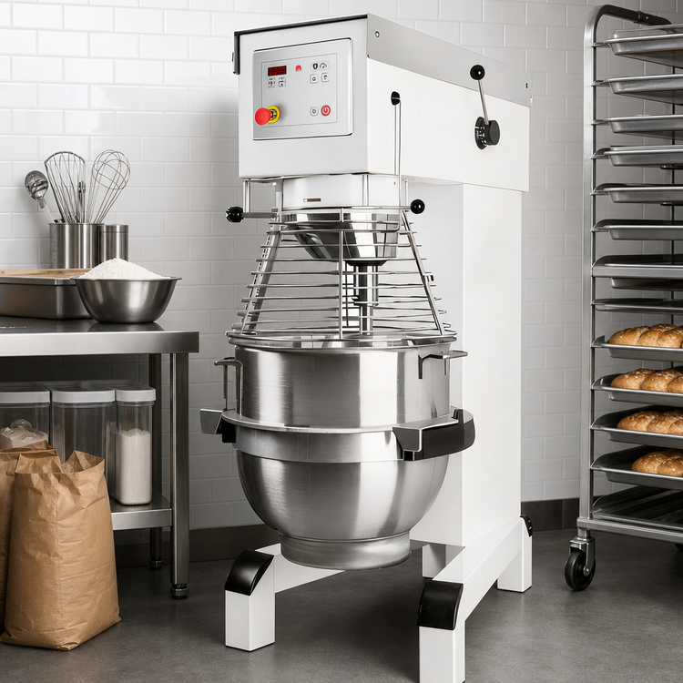 Product image #3 for Varimixer V80PL 80 Quart 4 HP Variable-Speed Floor Model Planetary Mixer with #12 Hub