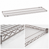 Thumbnail image #3 for Metro Super Erecta 72 Inch x 21 Inch Wire Shelf, Metroseal Gray Epoxy with Microban