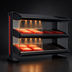 Thumbnail image #3 for Hatco Spot On Slant Dual-Shelf Heated Zone Merchandiser Warmer, 52 Inch Wide, 120/208-240V, 3000W